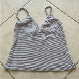 brandy melville grey tank top